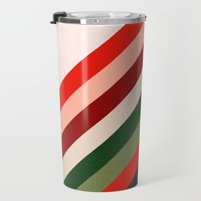 Chevron Christmas tree Travel Mug Gallery Image 3