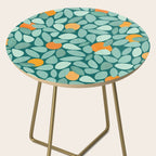 Sunny Orange Grove Abstract Pattern Side Table Gallery Image 2