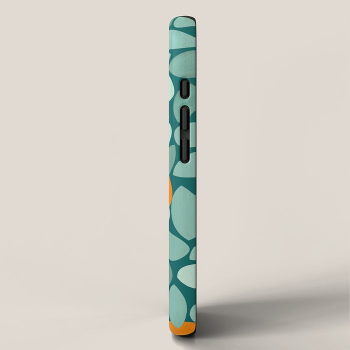 Sunny Orange Grove Abstract Pattern iPhone Case Gallery Image 2
