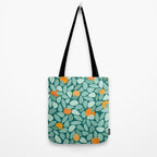 Sunny Orange Grove Abstract Pattern Tote Bag Gallery Image 2