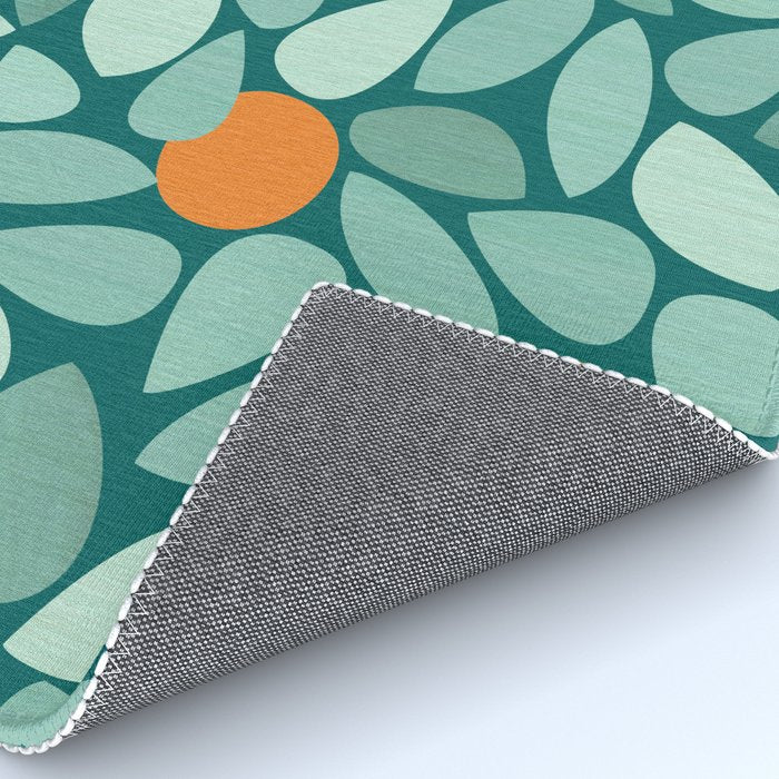 Sunny Orange Grove Abstract Pattern Rug Gallery Image 4