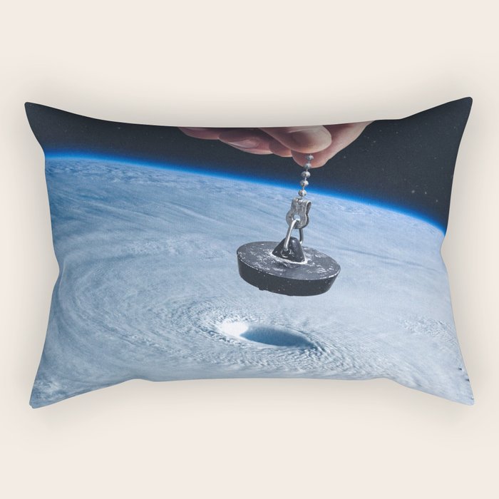 Down the drain Rectangular Pillow Gallery Image 2
