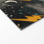 Stormy Night - Gray  Welcome Mat Gallery Image 2