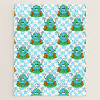Retro earth planet cartoon pattern Jigsaw Puzzle Gallery Image 1