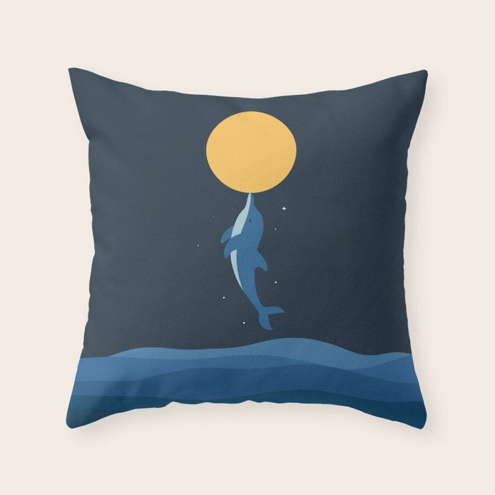 Kiss The Moon Throw Pillow Gallery Image 6