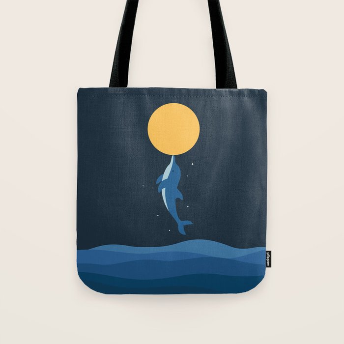 Kiss The Moon Tote Bag Gallery Image 1