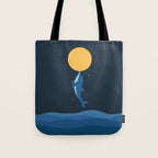 Kiss The Moon Tote Bag Gallery Image 1