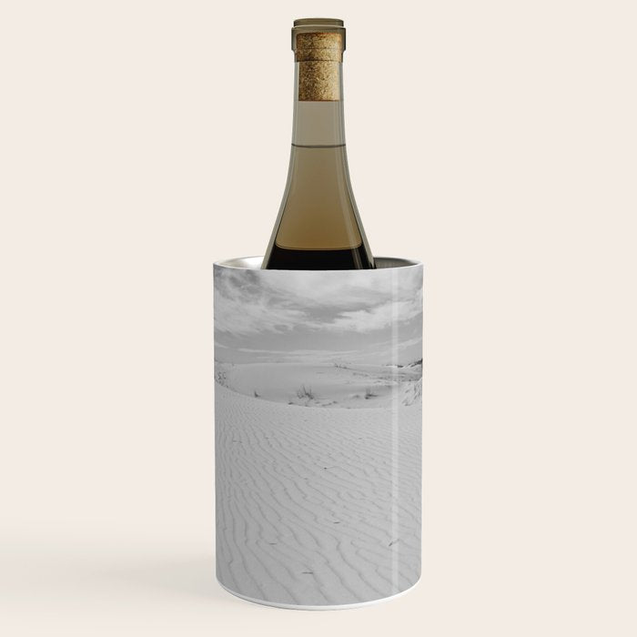 Black and white sand dunes dramatic clouds x Monohan State Park Texas Wine Chiller Gallery Image 3