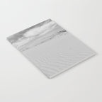 Black and white sand dunes dramatic clouds x Monohan State Park Texas Notebook Gallery Image 2