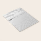 Black and white sand dunes dramatic clouds x Monohan State Park Texas Notebook Gallery Image 3