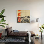 Park City Vintage Modern Poster Wood Wall Art Gallery Image 2