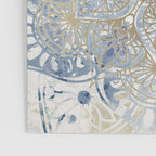 Mandala Flower, Blue and Gold, Floral Prints Poster Gallery Image 3
