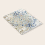 Mandala Flower, Blue and Gold, Floral Prints Notebook Gallery Image 2
