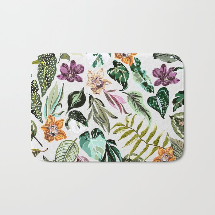Wild colorful jungle FN7 Bath Mat Gallery Image 1