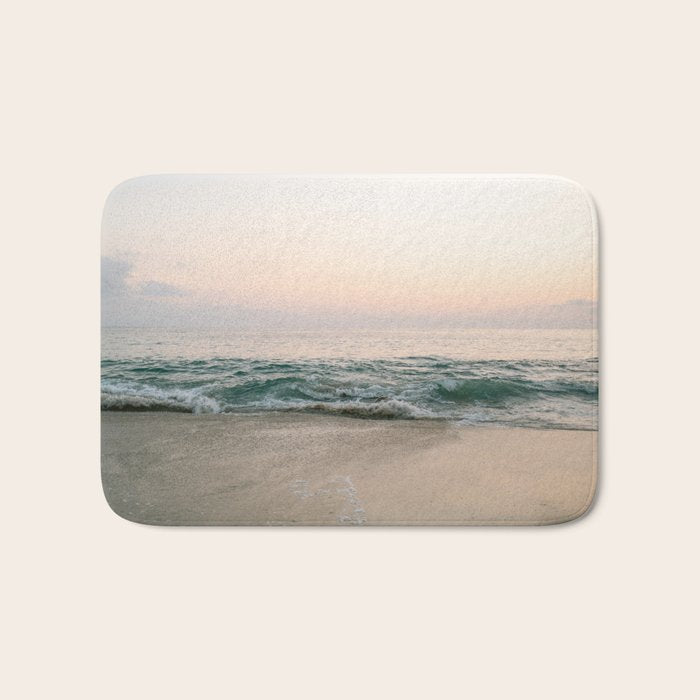 Puerto Escondido beach | Mexico travel photography Bath Mat Gallery Image 1