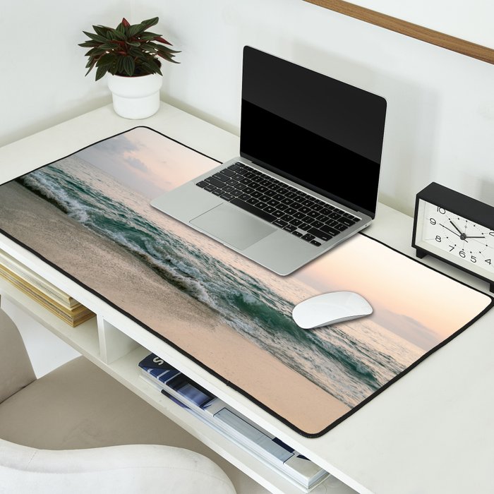 Puerto Escondido beach | Mexico travel photography Desk Mat Gallery Image 2