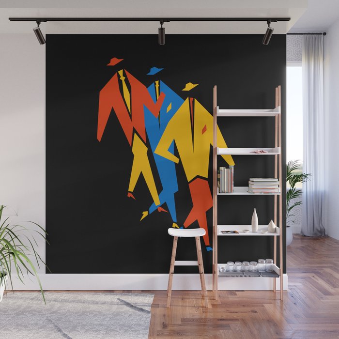 Men | Bauhaus IV: Night Black Edition Wall Mural Gallery Image 1