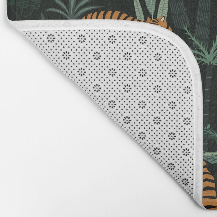 Evening Prowl, Tiger Prints Bath Mat Gallery Image 2