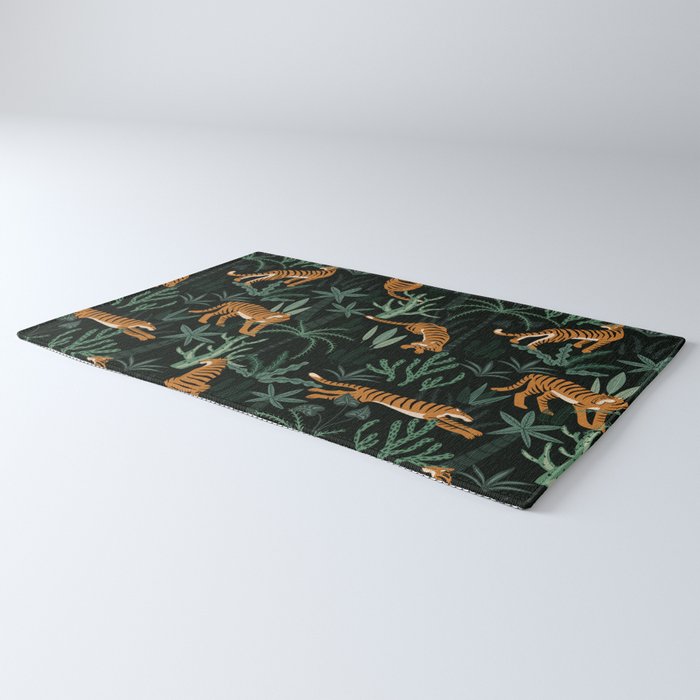 Evening Prowl, Tiger Prints Rug Gallery Image 3