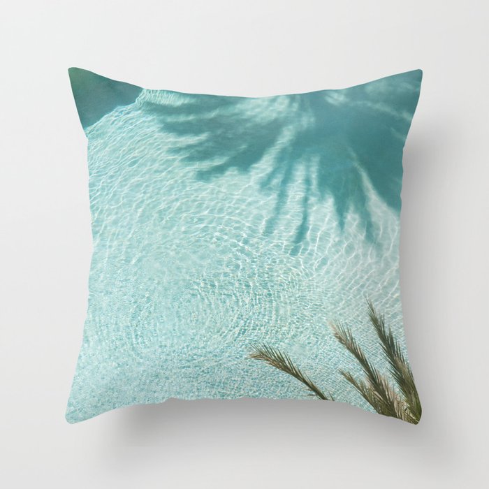 Palm Tree Pool Dream #2 #wall #art #society6 Throw Pillow Gallery Image 6