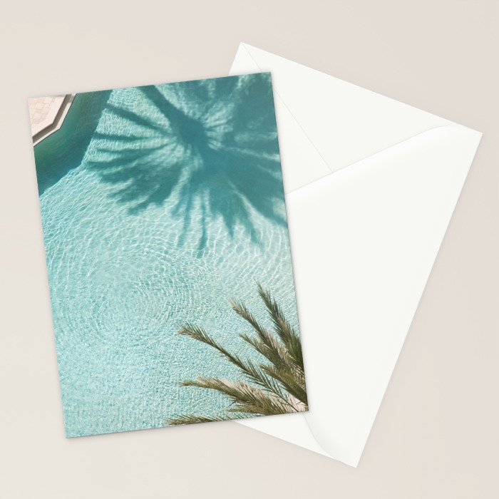Palm Tree Pool Dream #2 #wall #art #society6 Stationery Card Gallery Image 2