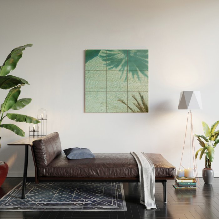 Palm Tree Pool Dream #2 #wall #art #society6 Wood Wall Art Gallery Image 2