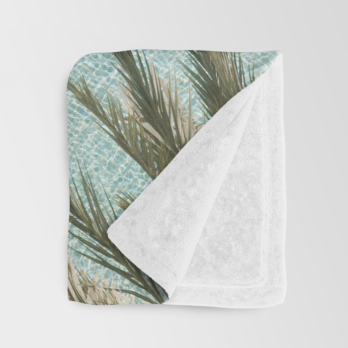 Palm Tree Pool Dream #2 #wall #art #society6 Throw Blanket Gallery Image 3