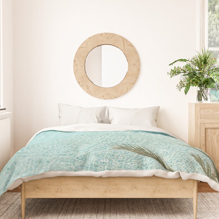 Palm Tree Pool Dream #2 #wall #art #society6 Duvet Cover Gallery Image 3