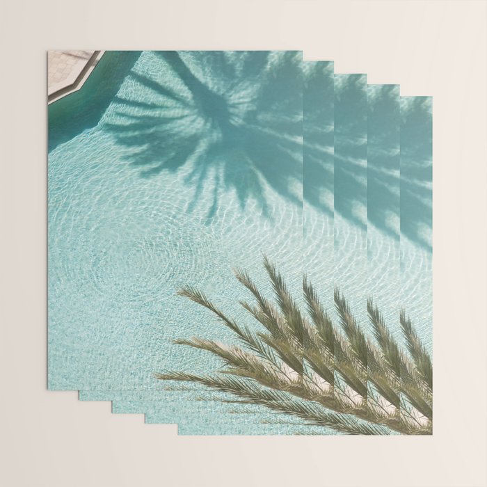 Palm Tree Pool Dream #2 #wall #art #society6 Wrapping Paper Gallery Image 3