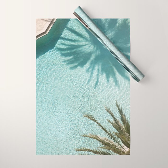 Palm Tree Pool Dream #2 #wall #art #society6 Wrapping Paper Gallery Image 1