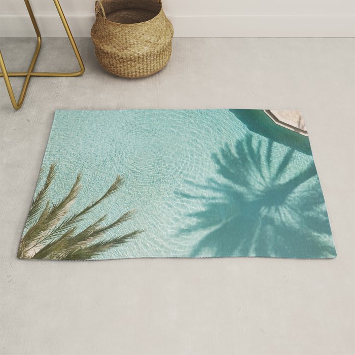 Palm Tree Pool Dream #2 #wall #art #society6 Rug Gallery Image 1