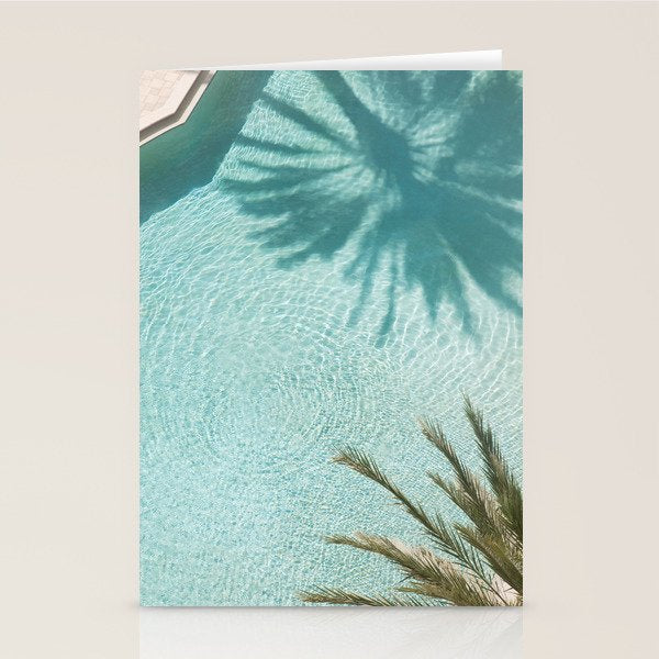 Palm Tree Pool Dream #2 #wall #art #society6 Stationery Card Gallery Image 2