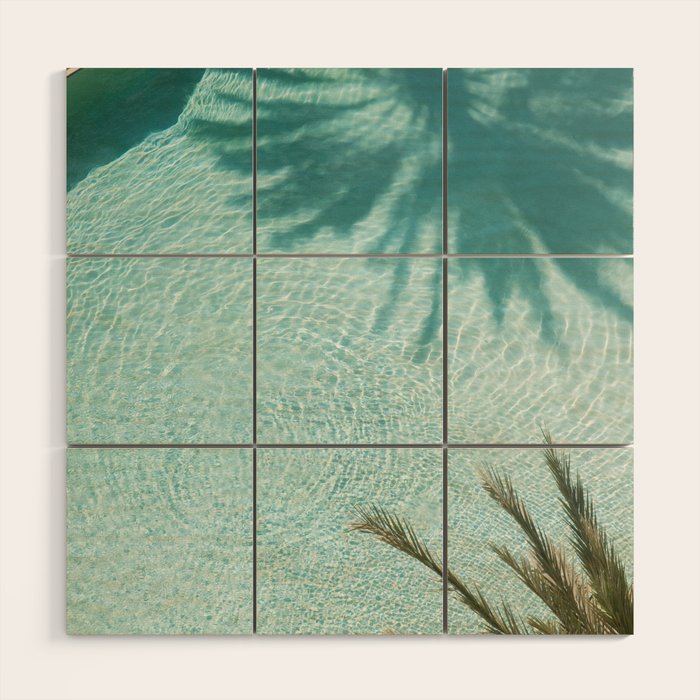 Palm Tree Pool Dream #2 #wall #art #society6 Wood Wall Art Gallery Image 1