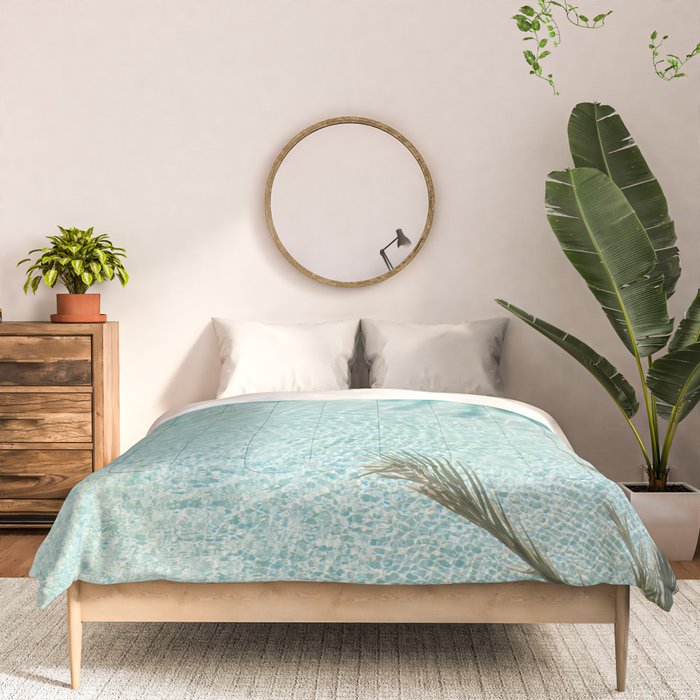 Palm Tree Pool Dream #2 #wall #art #society6 Comforter Gallery Image 3