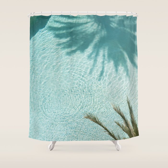 Palm Tree Pool Dream #2 #wall #art #society6 Shower Curtain Gallery Image 1