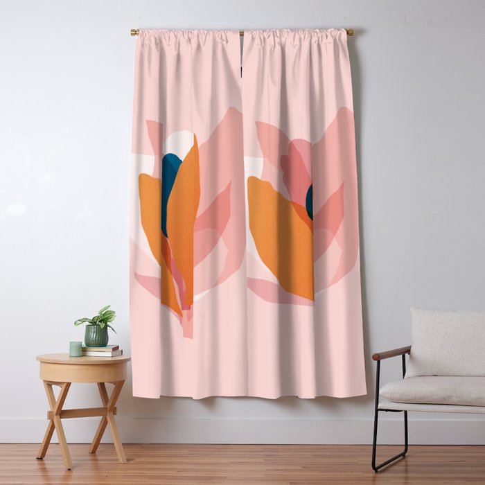 Abstraction_Floral_Blossom Window Curtain Gallery Image 5