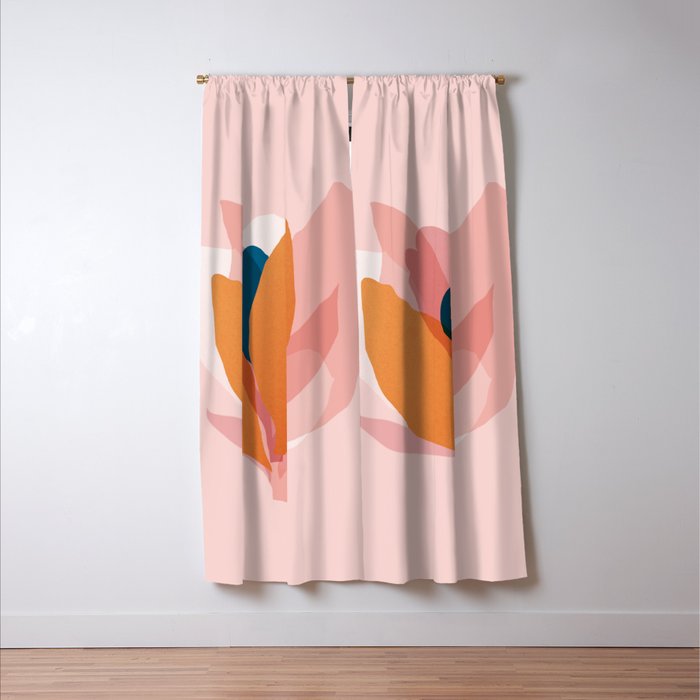 Abstraction_Floral_Blossom Window Curtain Gallery Image 3