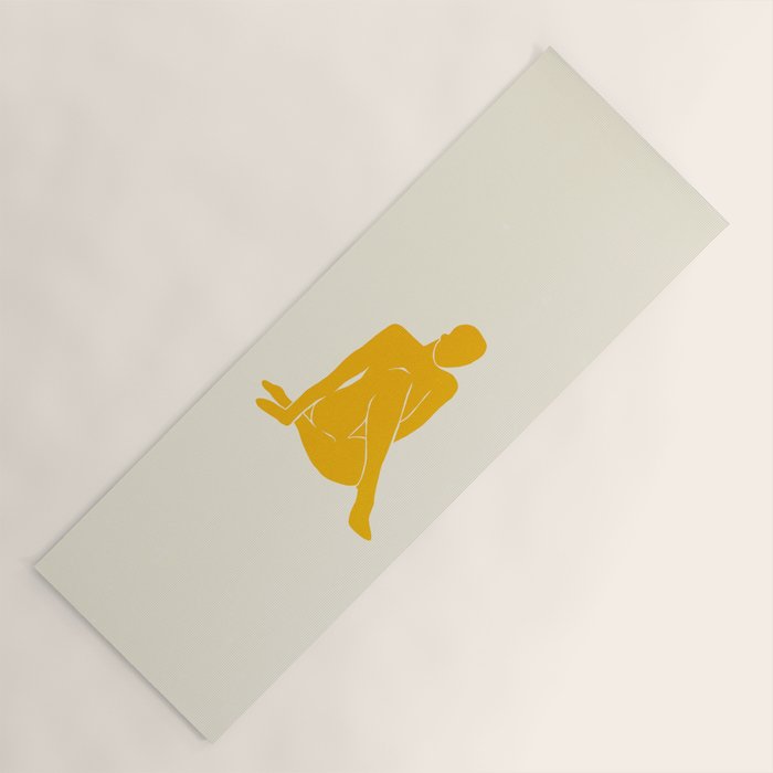 Nude III: Tulip Yellow Edition Yoga Mat Gallery Image 1