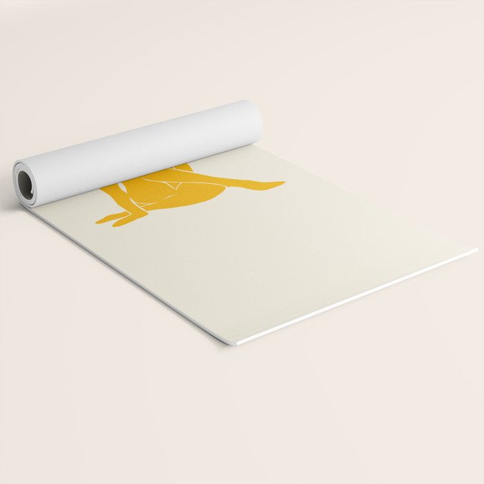 Nude III: Tulip Yellow Edition Yoga Mat Gallery Image 2