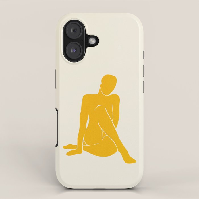 Nude III: Tulip Yellow Edition iPhone Case Gallery Image 1
