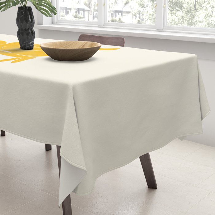 Nude III: Tulip Yellow Edition Tablecloth Gallery Image 3