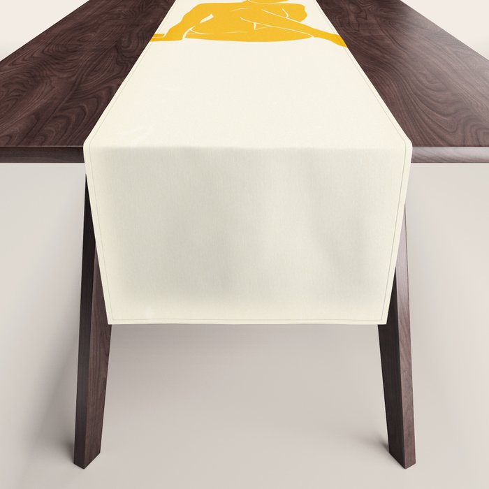 Nude III: Tulip Yellow Edition Table Runner Gallery Image 1