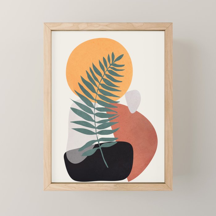 Abstract Shapes No.24 Mini Art Print Gallery Image 1