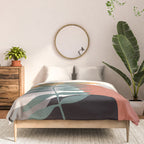 Abstract Shapes No.24 Comforter Gallery Image 3