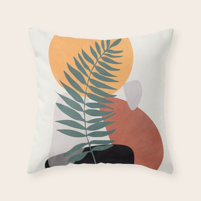 Abstract Shapes No.24 Throw Pillow Gallery Image 6