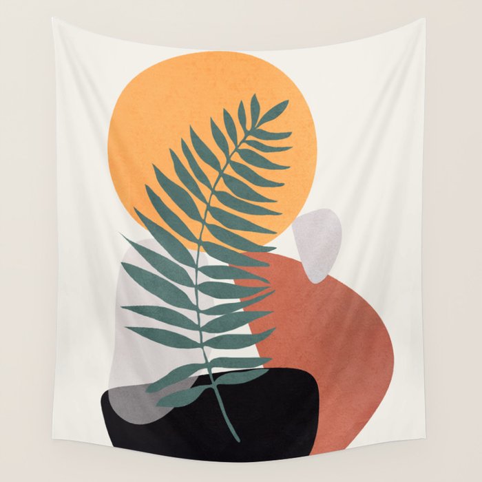Abstract Shapes No.24 Wall Tapestry Gallery Image 4