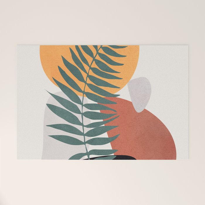 Abstract Shapes No.24 Welcome Mat Gallery Image 1