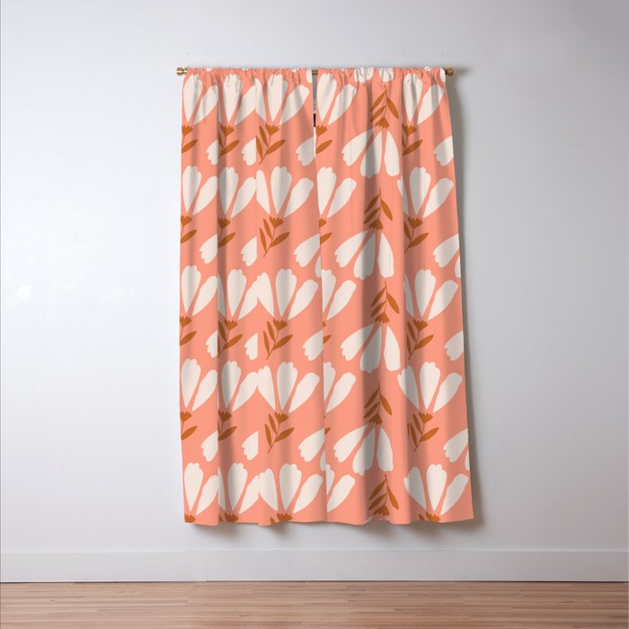 Simple Flower - Fall  Window Curtain Gallery Image 3