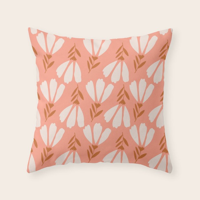 Simple Flower - Fall  Throw Pillow Gallery Image 6