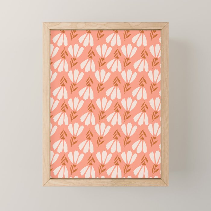 Simple Flower - Fall  Mini Art Print Gallery Image 1